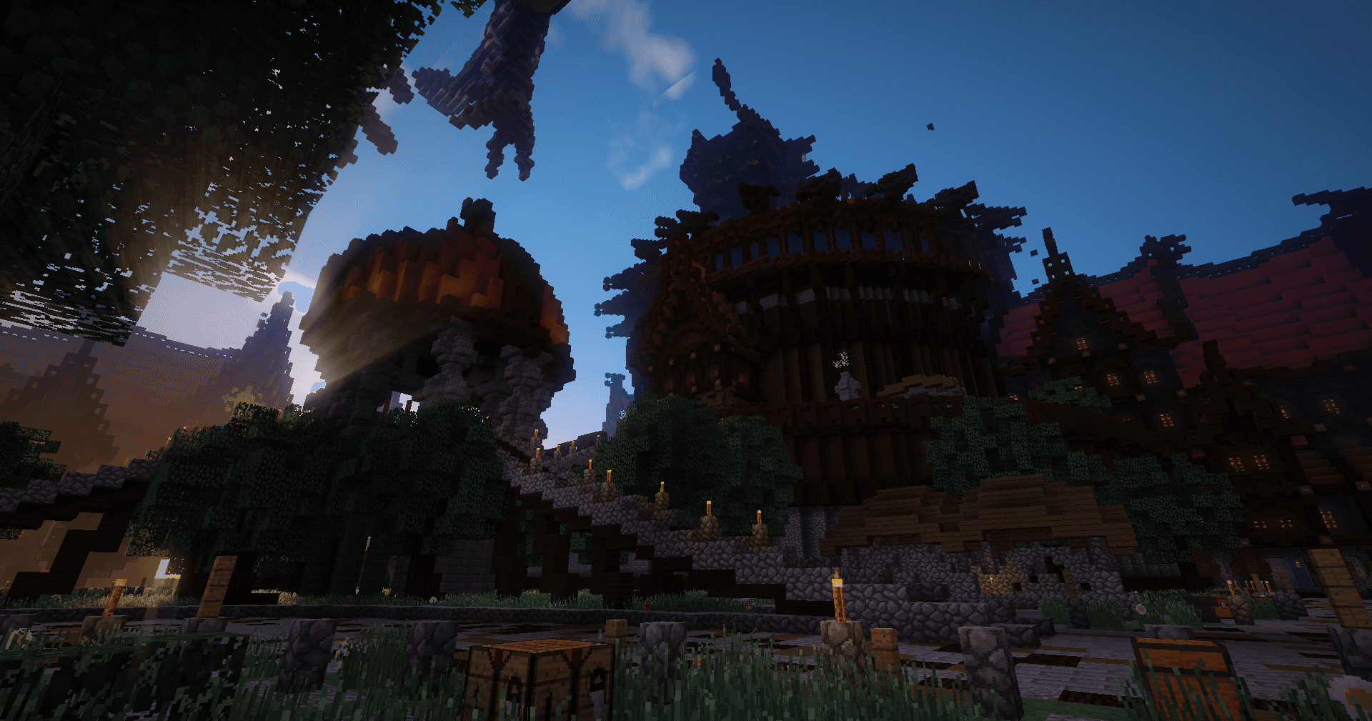 Village viking boisé du spawn ScandiCraft